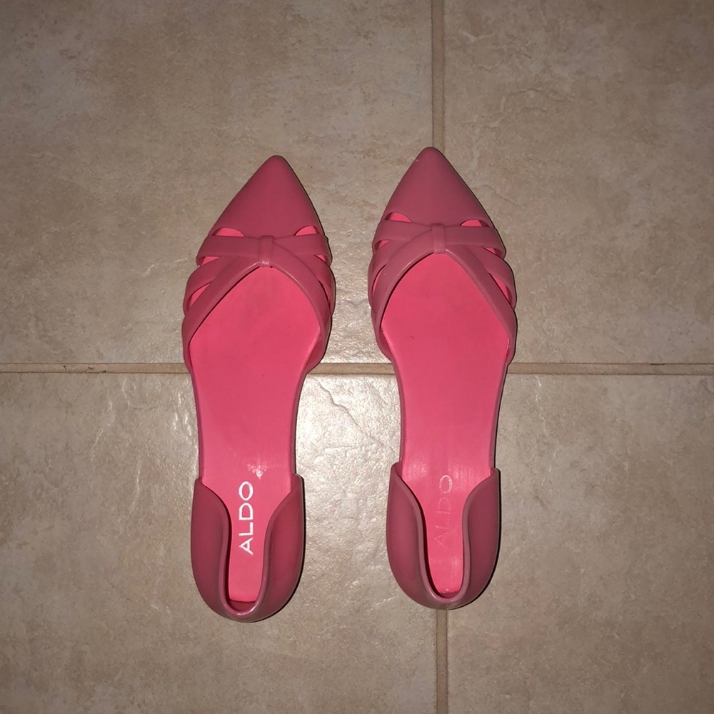 Pink Aldo Jelly Pellans
